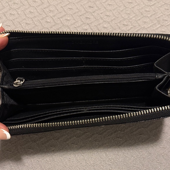 Michael Kors Textured Black Wallet - Picture 4 of 4